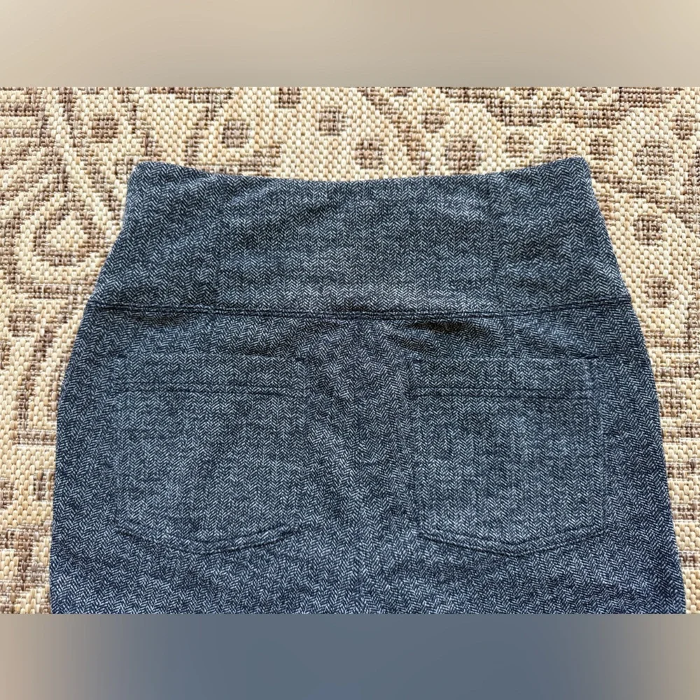 Athleta Herringbone Metro High Waisted Leggings Sz Small Heather Gray Pockets - Picture 7 of 15